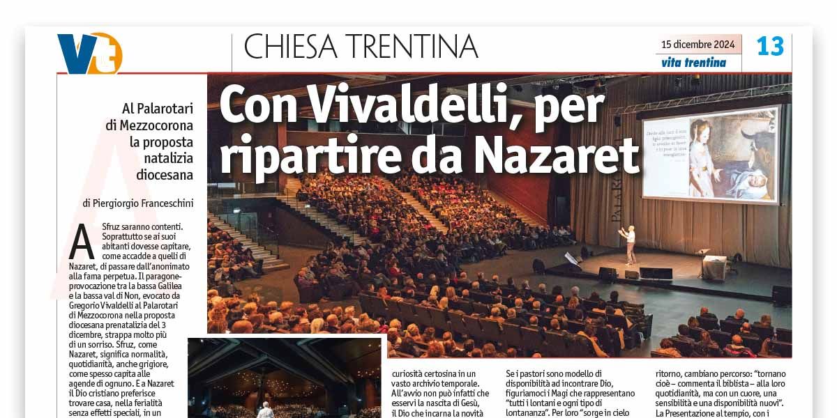 Articolo Vita Trentina 15 dicembre 2024